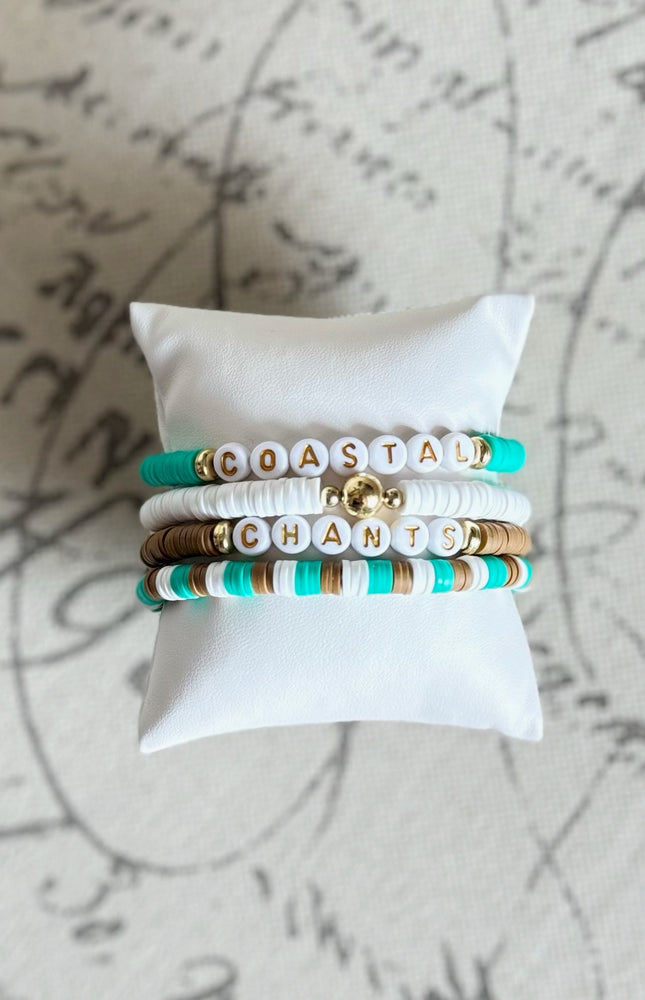 Coastal Carolina Game Day Stack Bracelets