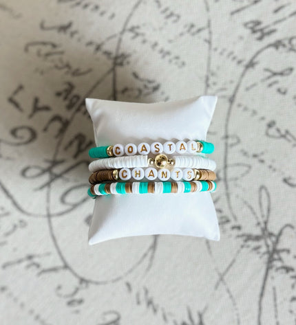 Coastal Carolina Game Day Stack Bracelets