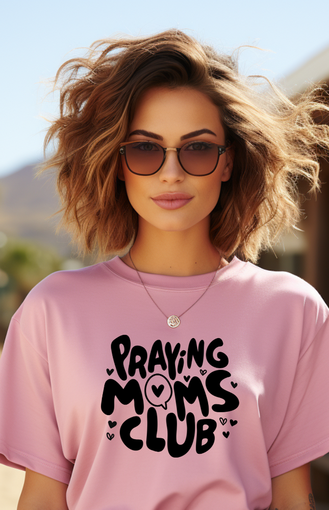 Praying Moms Club Tee - Orchid