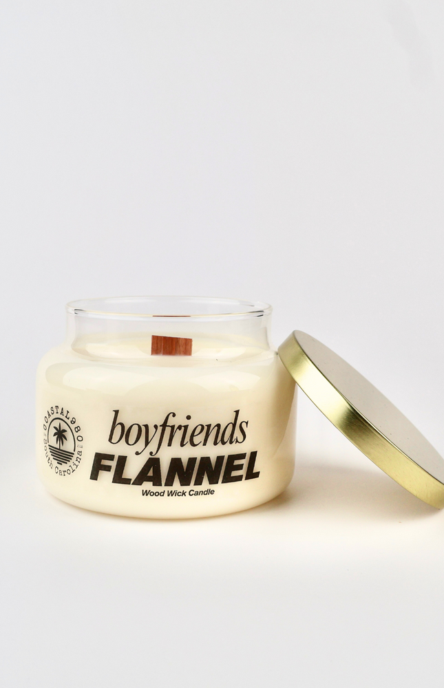 Boyfriends Flannel Wood Wick Candle