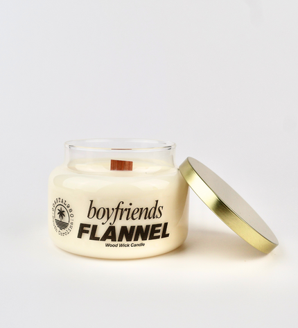 Boyfriends Flannel Wood Wick Candle