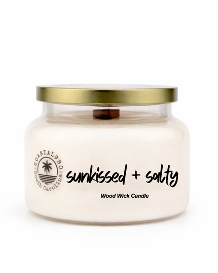 Sunkissed + Salty Wood Wick Candle