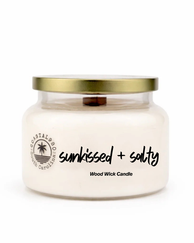 Sunkissed + Salty Wood Wick Candle