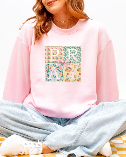 PRAY Pink Crewneck
