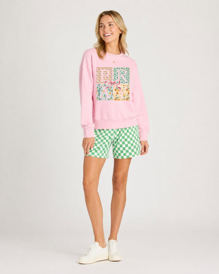 PRAY Pink Crewneck