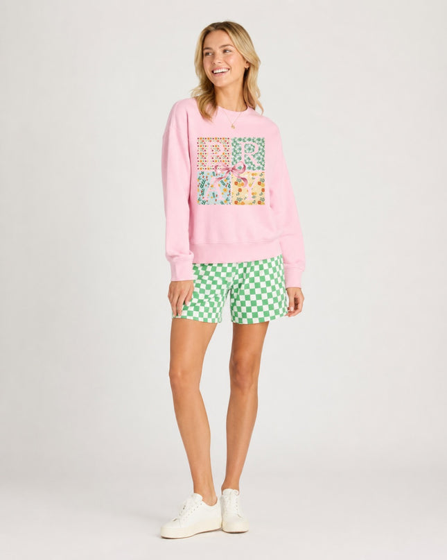 PRAY Pink Crewneck