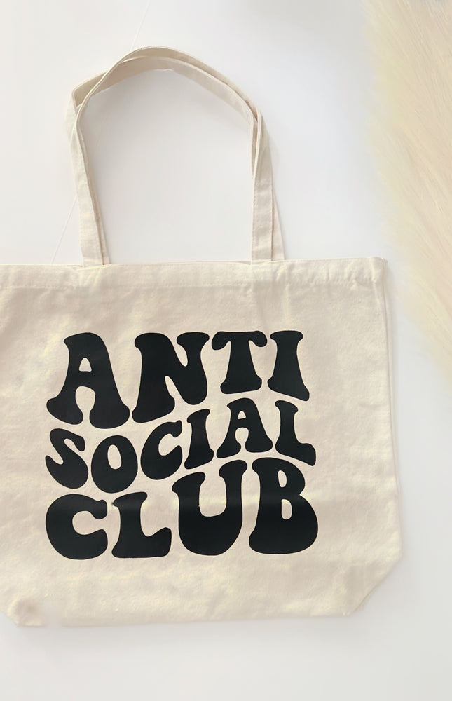 Anti Social Club Organic Cotton Market Tote