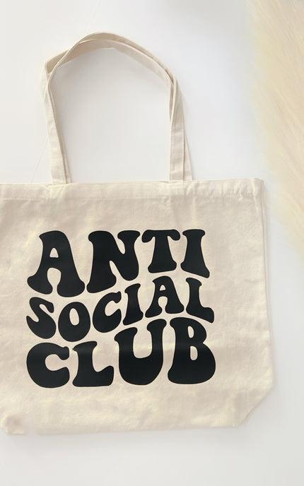 Anti Social Club Organic Cotton Market Tote