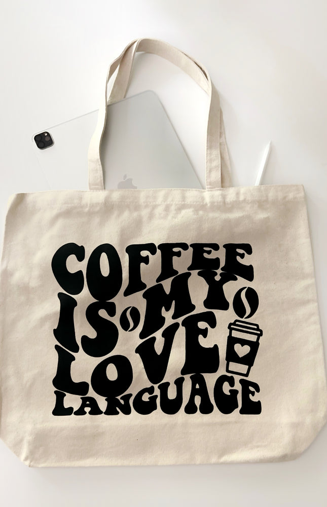 Coffee Organic Cotton Market Tote