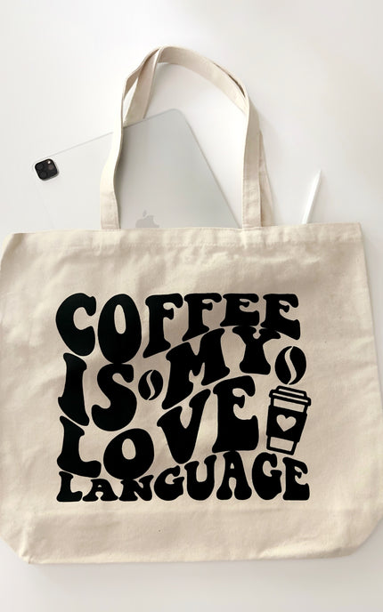 Coffee Organic Cotton Market Tote