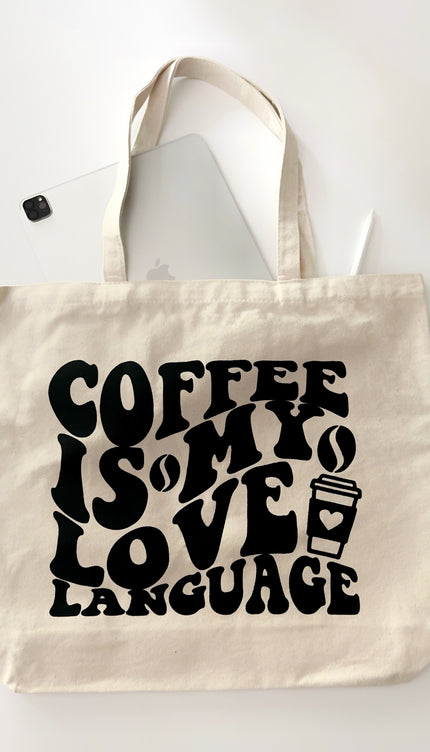 Coffee Organic Cotton Market Tote