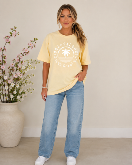 Butter Yellow Logo Tee