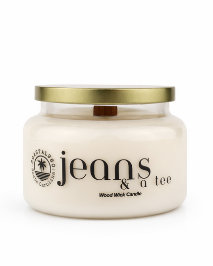 Jeans & A Tee Wood Wick Candle