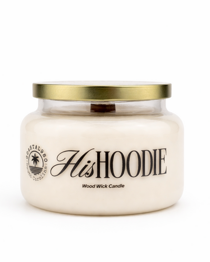 His Hoodie Wood Wick Candle