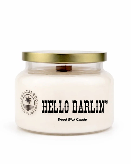 Hello Darlin' Wood Wick Candle