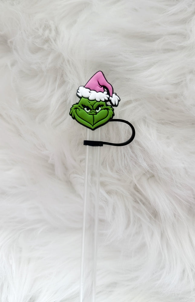 The Grinch Straw Topper