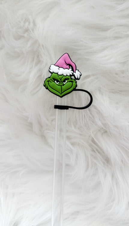 The Grinch Straw Topper