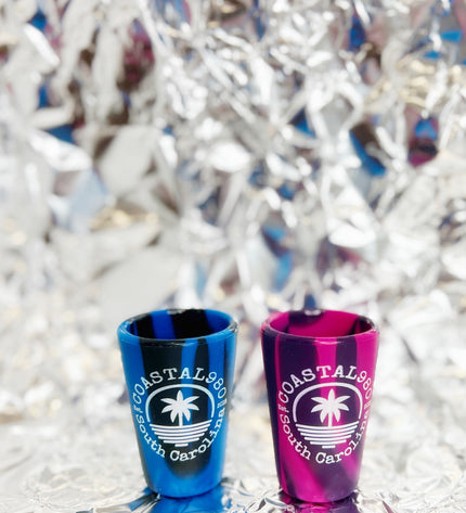 Black + Blue Tye Dye Logo Silipint Shot