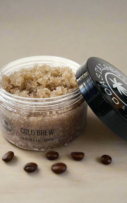 Cold Brew Dead Sea Salt Scrub