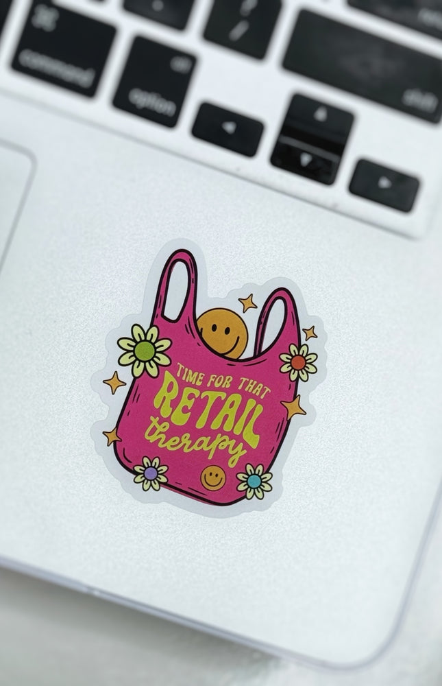 Retail Therapy Sticker
