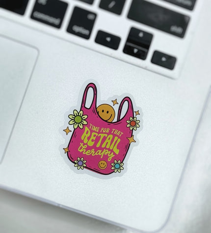 Retail Therapy Sticker