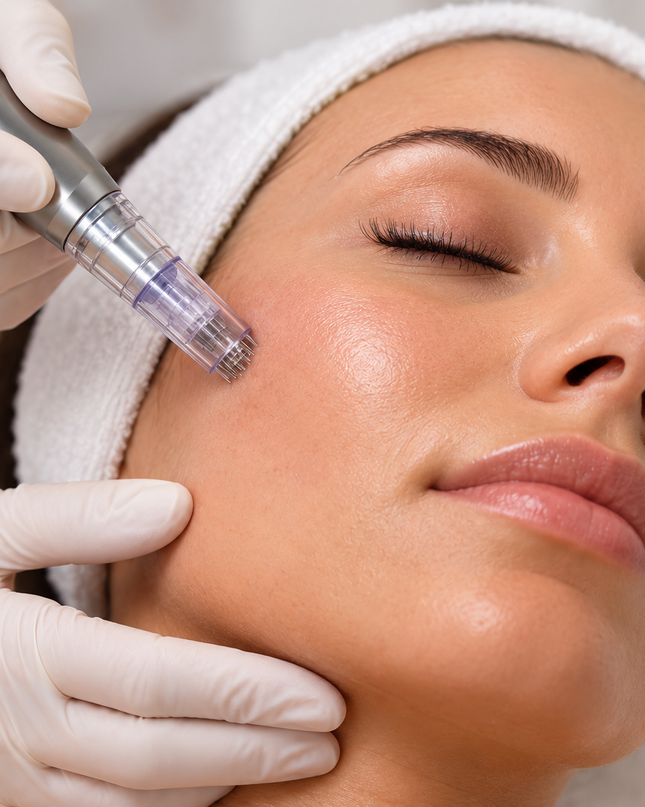 Microneedling Three Session Package With Red Light Therapy