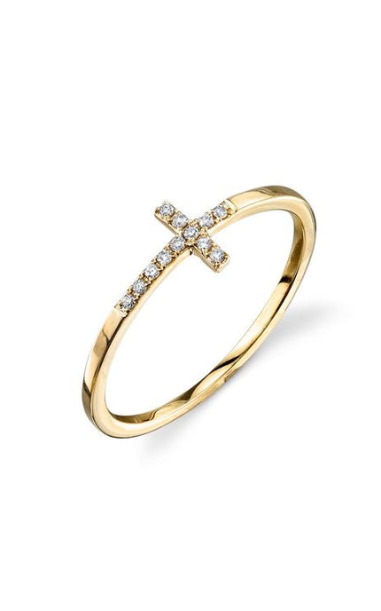 Gold Cross Ring