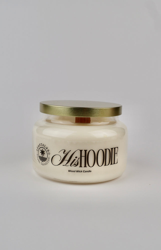His Hoodie Wood Wick Candle