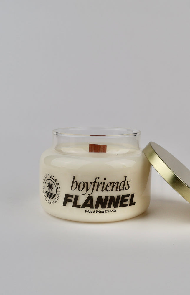 Boyfriends Flannel Wood Wick Candle