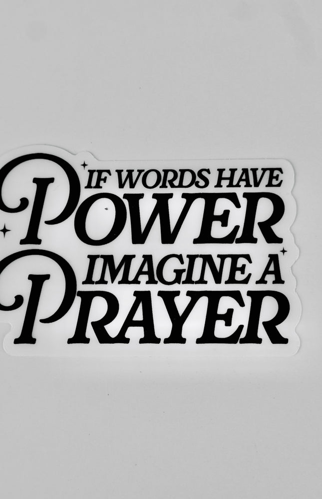 Power of Prayer Sticker