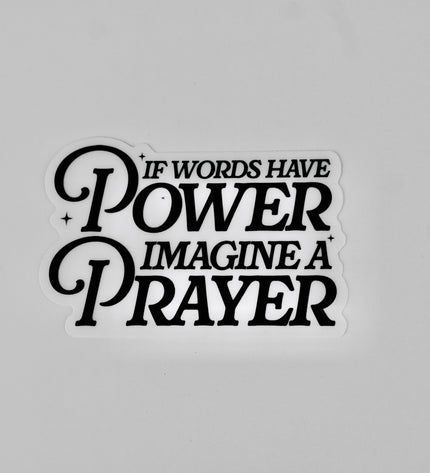 Power of Prayer Sticker