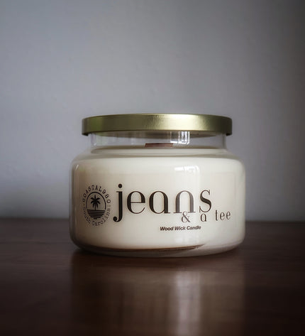 Jeans & A Tee Wood Wick Candle