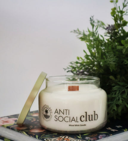 Anti Social Club Wood Wick Candle