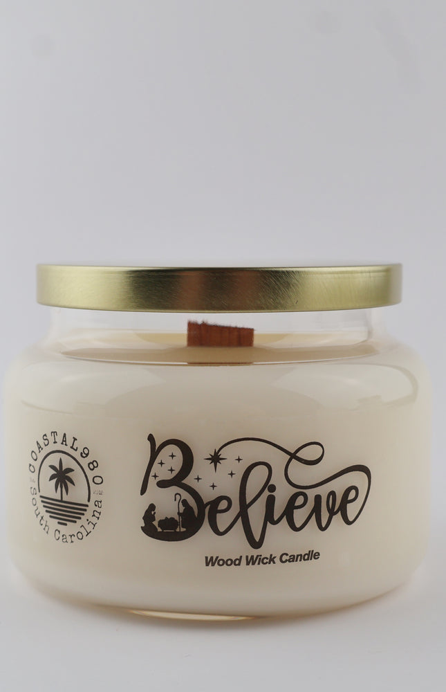 Believe Wood Wick Candle