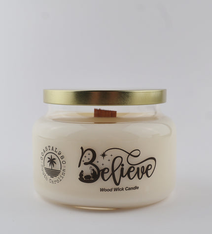 Believe Wood Wick Candle