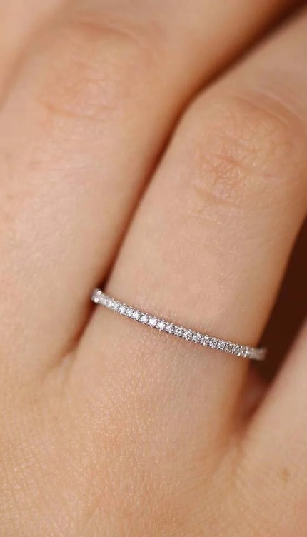 Silver Eternity Ring