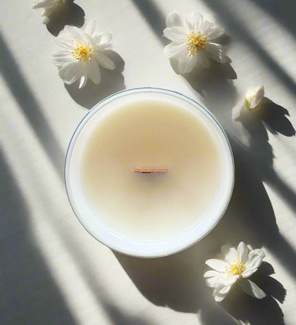 Blue Jean Baby Wood Wick Candle