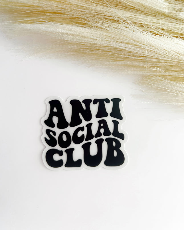 Anti Social Club Sticker