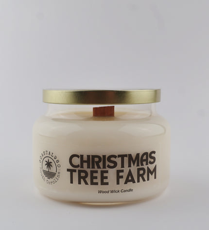 Christmas Tree Farm Wood Wick Candle