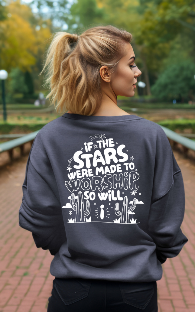 If The Stars Were Made To Worship Crewneck