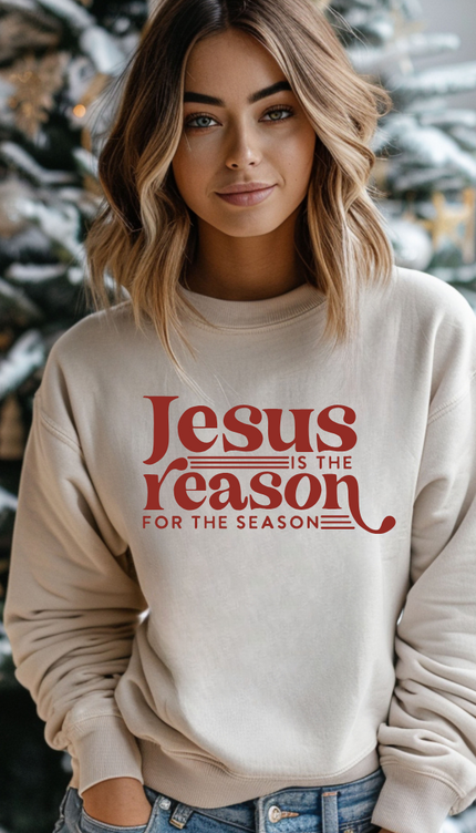 Jesus is the reason for the season Crewneck